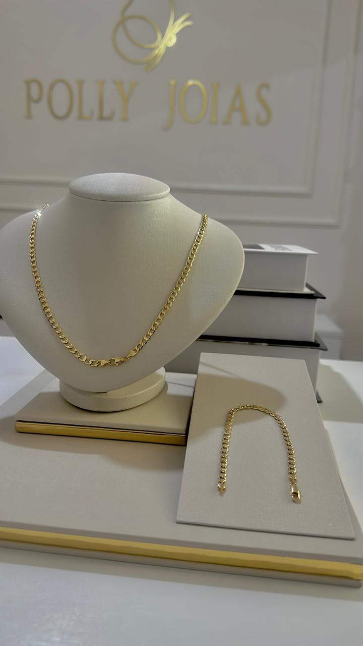 Corrente masculina Luxo